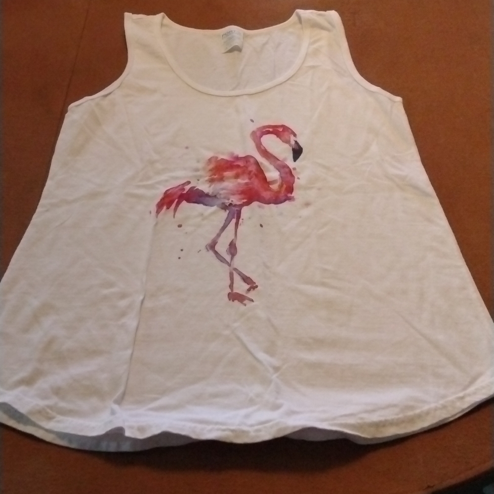Flamingo Tank Top Size Small junior